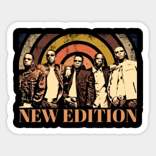 retro New Edition Sticker